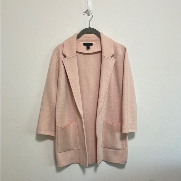J. Crew Knit Sweater Blazer in Light Pink Size XXS - Picture 1 of 5